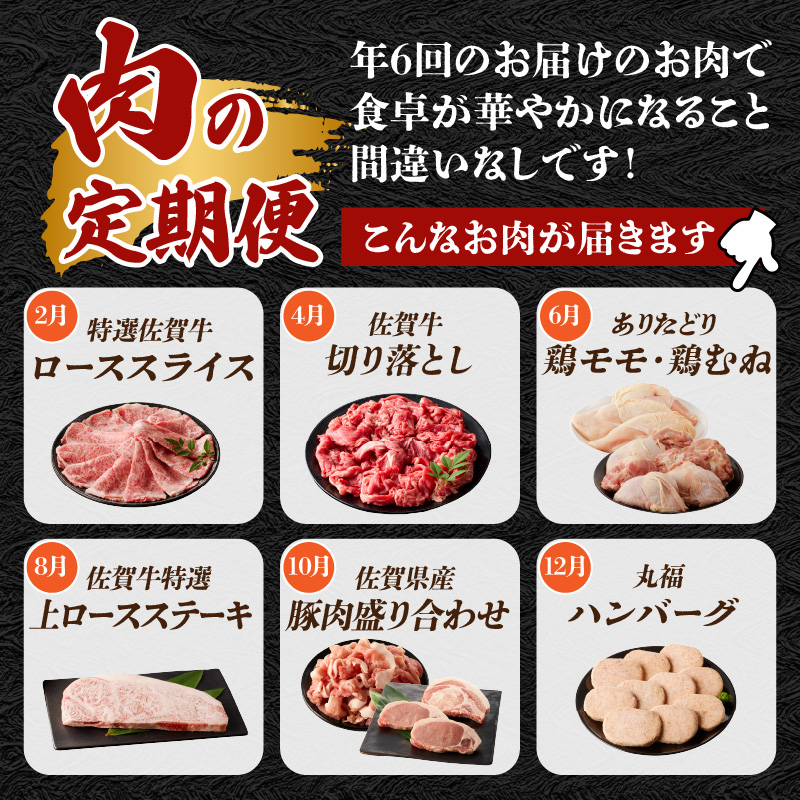 丸福 肉の定期便（6回／偶数月）