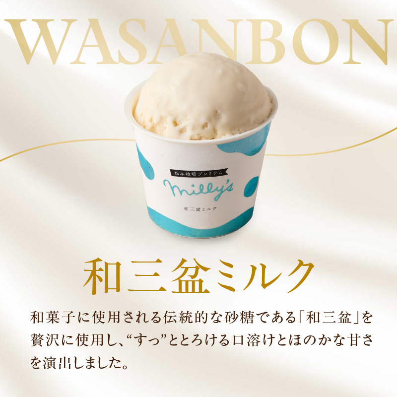 松本牧場ミリーズPremium　本格ジェラート＆シャーベット（6個）