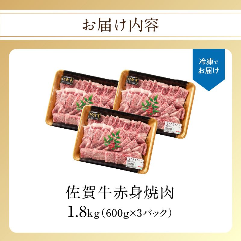 【最速配送】中山牧場 佐賀牛 赤身 焼肉 1.8kg ／ バーベキュー BBQ 牛肉 肉 お肉 佐賀牛 赤身 霜降り モモ ウデ 肩 ロース バラ 焼き肉 焼肉 A5 A4 a5 a4 黒毛和牛 佐賀県産和牛 ブランド牛 食べ比べ セット 国産 佐賀県 玄海町 冷凍