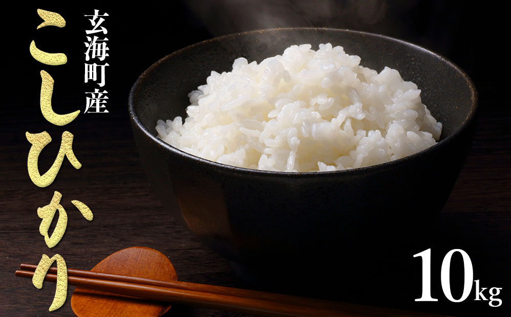 佐賀県玄海町産こしひかり 10kg ／ 米 お米 精米 白米 ご飯 コシヒカリ 産地直送 数量限定 佐賀県 玄海町 常温
