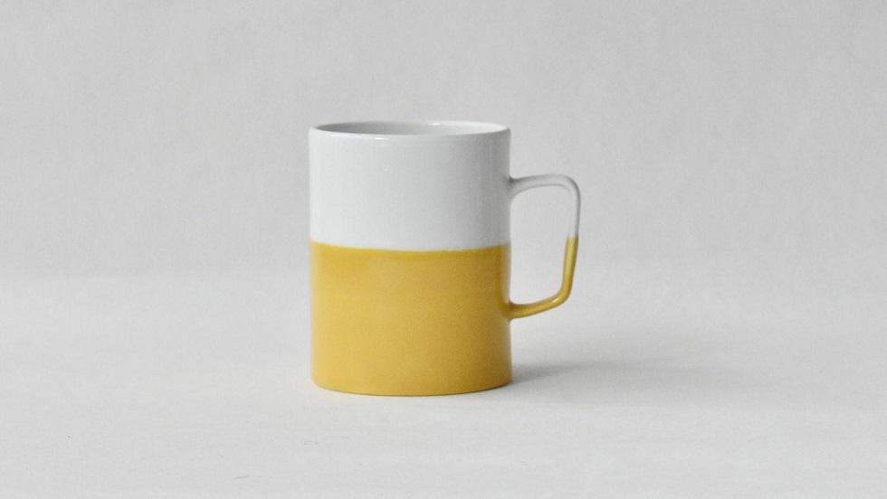 【AB545】【波佐見焼】dip mug YE 〈M〉 【西海陶器】1 40491