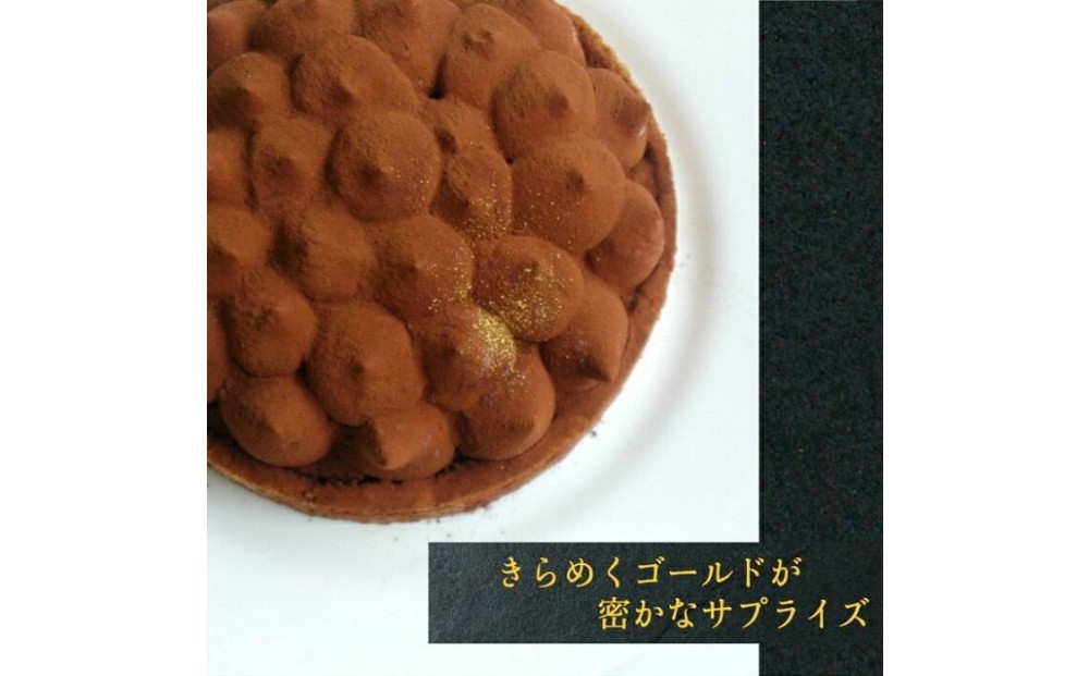  平戸産全粒粉小麦の5層 リッチ チョコタルト 1ホール(12cm・2～4人用) 長崎県/心優-CotoyuSweets-