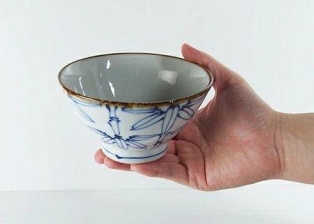 【波佐見焼】　手描きの茶碗　タケ 【西海陶器】１ １８２０１