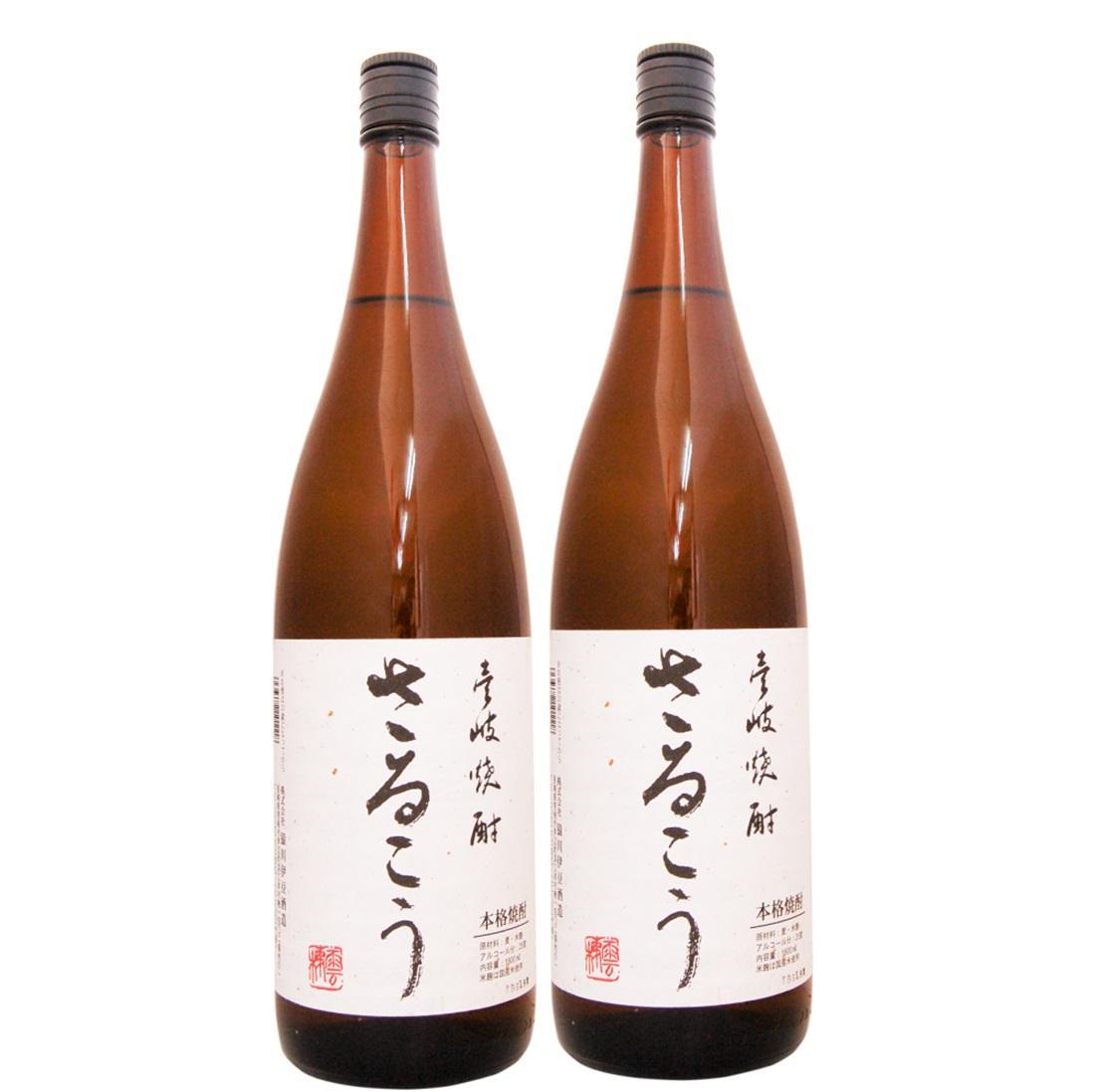 さるこう 壱岐麦焼酎1800ml　2本セット箱入