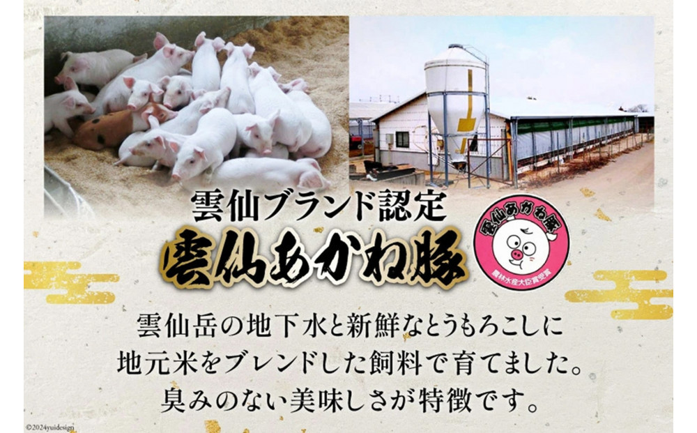雲仙あかね豚　ハンバーグ