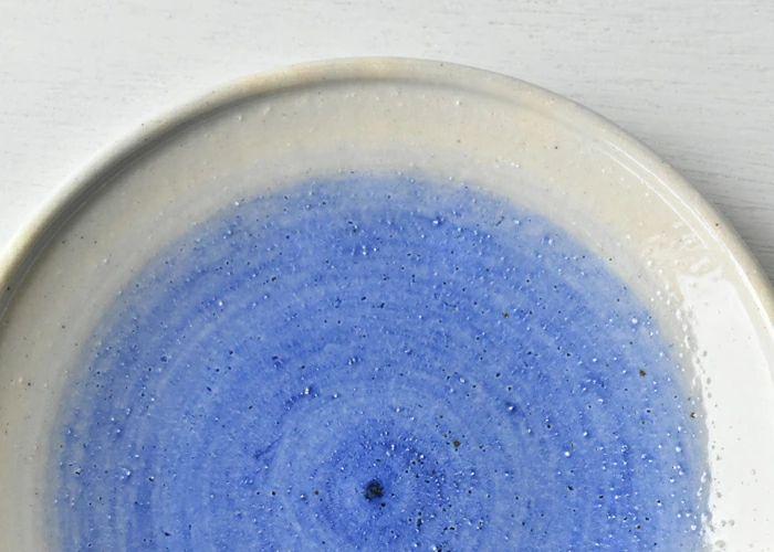 【AB747】【波佐見焼】φ１７×２.５cmフルーツ皿３枚組　染ブルー 【西海陶器】 ３　19985