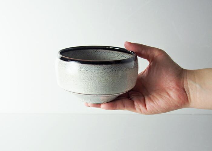 【AB361】【波佐見焼】φ１１.５cmの小ぶりな抹茶碗・旅茶碗　白柚子  【西海陶器】 １ 18173