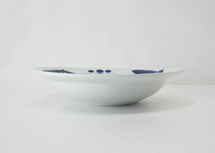 【AB298】【波佐見焼】２５×２１.５cm楕円鉢バニラ【西海陶器】 １ 14756