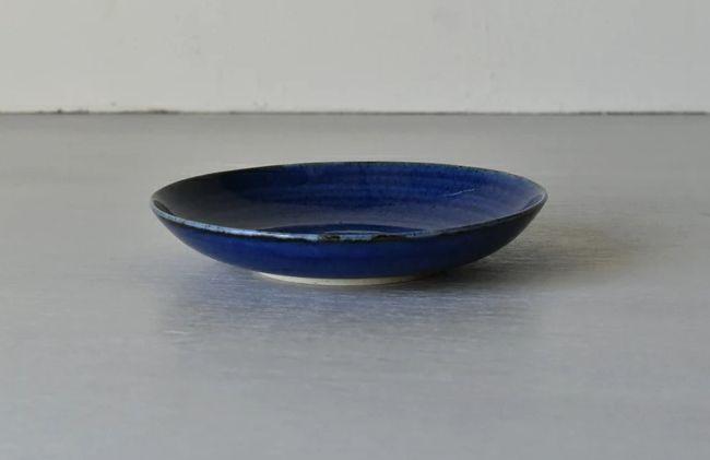 【波佐見焼】φ１７cmの軽いお皿５枚組　藍 【西海陶器】５　70746