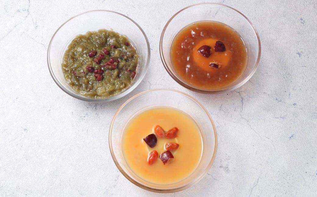 【全3回定期便】レトルト 葛湯 (くずゆ) 3種セット 各120g×3袋×3種 ／ 飲料 レトルト はちみつ くずゆ 保存食 長崎県 長崎市