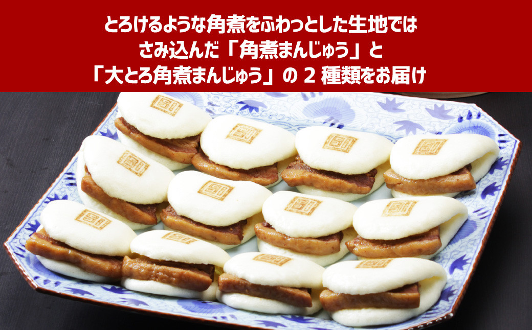  長崎角煮まん12個 大とろ角煮まん10個(化粧箱入)