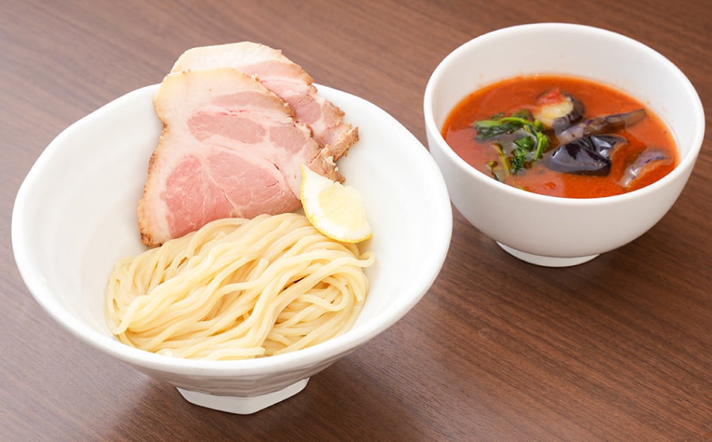 トマトつけ麺 4食セット ／ 自家製生麺 つけ麺 スープ付き トマト 麺 つけめん 冷凍 ラーメン 長崎