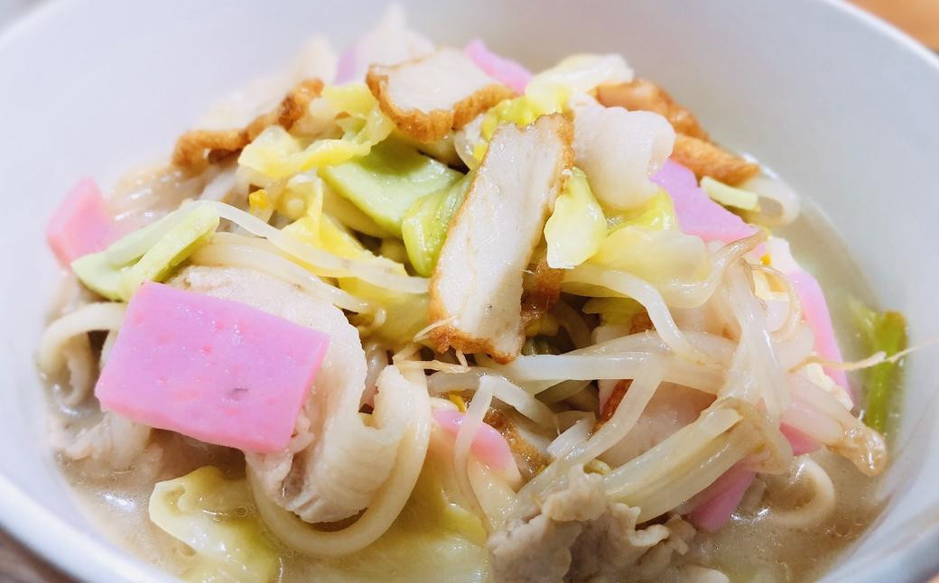 【年6回定期便】老舗の「生ちゃんぽん麺(20食分) 」スープ付き！ ／ チャンポン 麺類 麺 生チャンポン麺 スープ付 佐藤製麺所 長崎県 長崎市