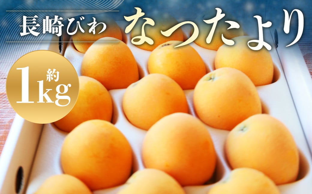 【数量限定】 長崎びわ なつたより 赤秀 計約1kg 【2025年5月上旬～2025年5月下旬迄発送予定】 びわ 枇杷 ビワ 果物 くだもの フルーツ 長崎県 長崎市