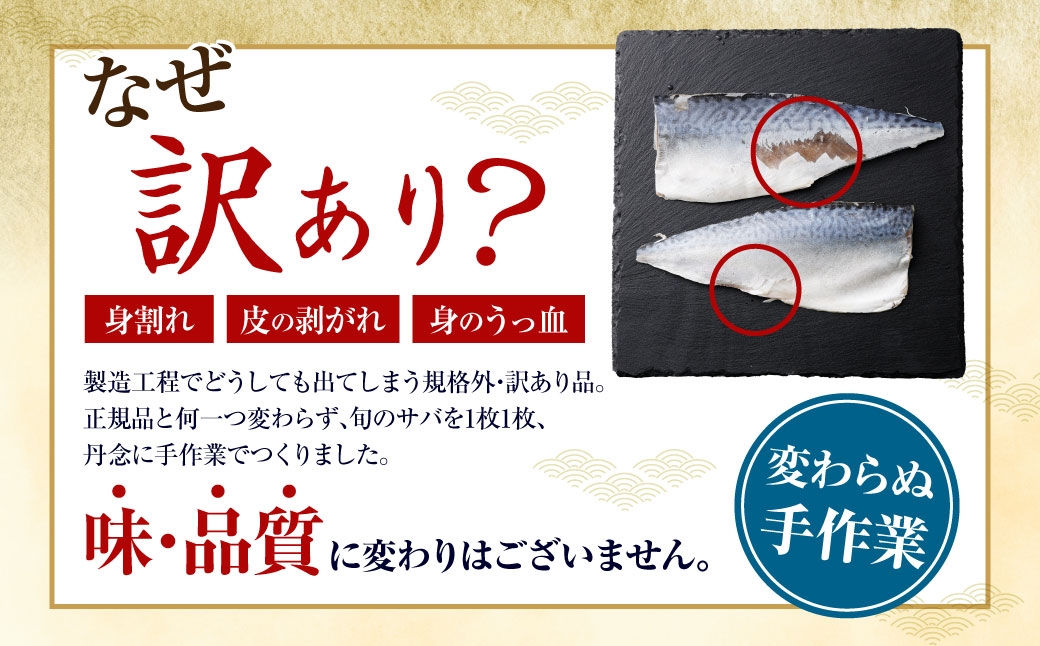 【14営業日以内発送】 【 訳あり 】 しめさば 1～1.2kg（100～120g×10パック） 冷凍 旬 手作業 脂 海産物 魚類 魚 鯖 サバ 真さば 魚介類 魚介 国産 おつまみ