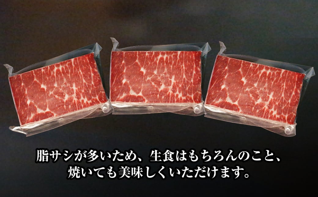 【7営業日以内発送】赤肉特選170g×3個セット ／ 鯨 くじら クジラ 鯨刺身 鯨肉 鯨文化 くじら文化 ニタリ鯨 厳選 長崎県 長崎市