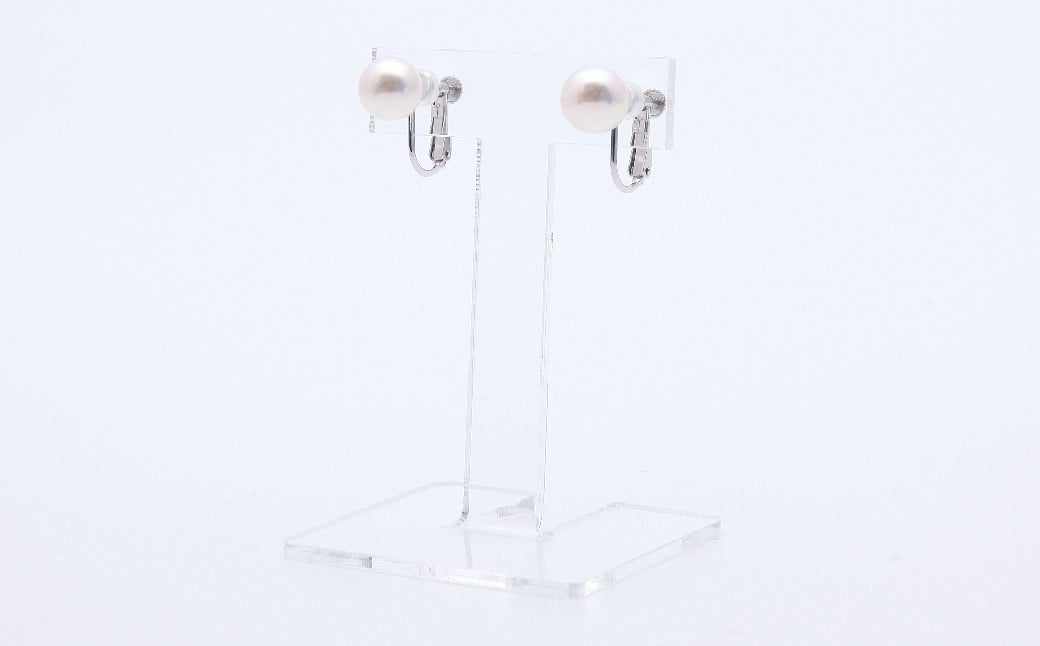 あこや真珠 (約8.5mm珠) イヤリング／シルバー ジュエリー アクセサリー