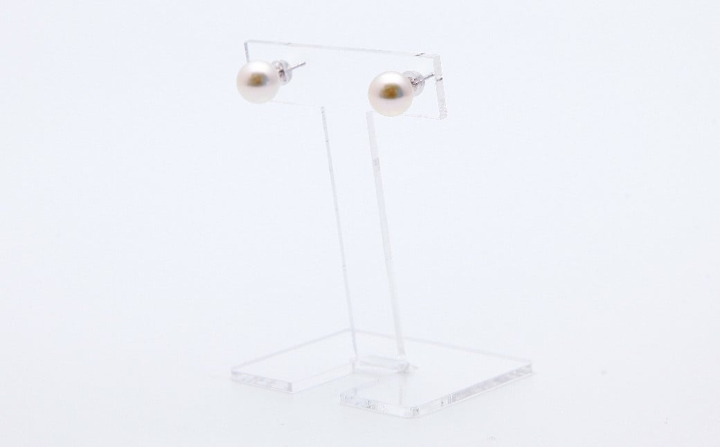 あこや真珠（約8mm珠） ピアス／K14ホワイトゴールド ジュエリー アクセサリー 真珠 パール 宝石 ピアス フォーマル 普段使い あこや 長崎県