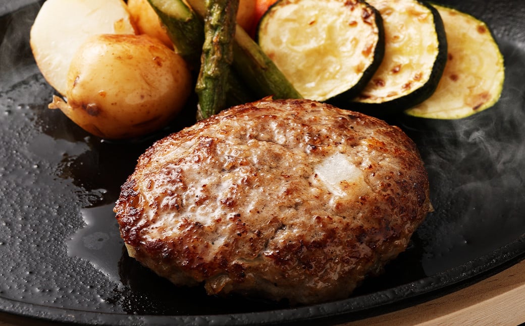 【全3回定期便】ハンバーグ D・Dバーグ 150g×8個 合計1.2kg ／ ハンバーグ お肉 肉 惣菜 おかず 手ごね 手ごねハンバーグ 牛肉 豚肉 合いびき肉 合挽き肉 長崎和牛 出島ばらいろ 大西海SPFポーク 冷凍 長崎県 長崎市