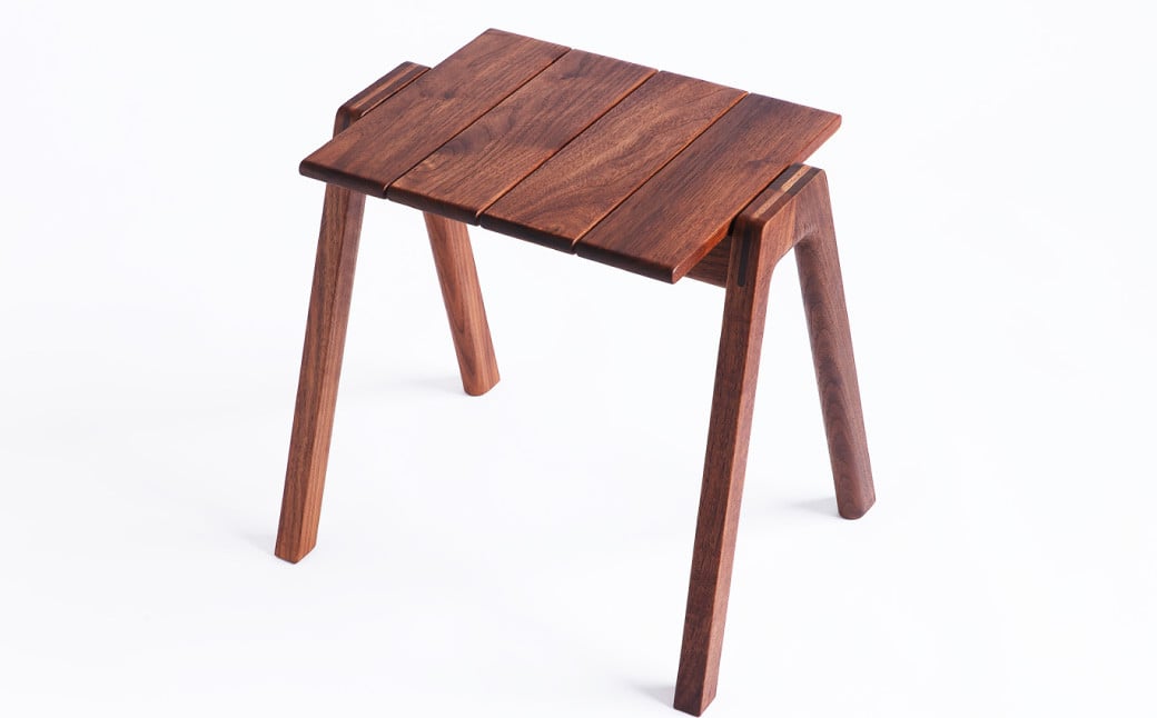 【グッドデザイン2019受賞】MINAZUKI STOOL（スタッキングスツール） ウォルナット（2脚） 家具 イス チェア