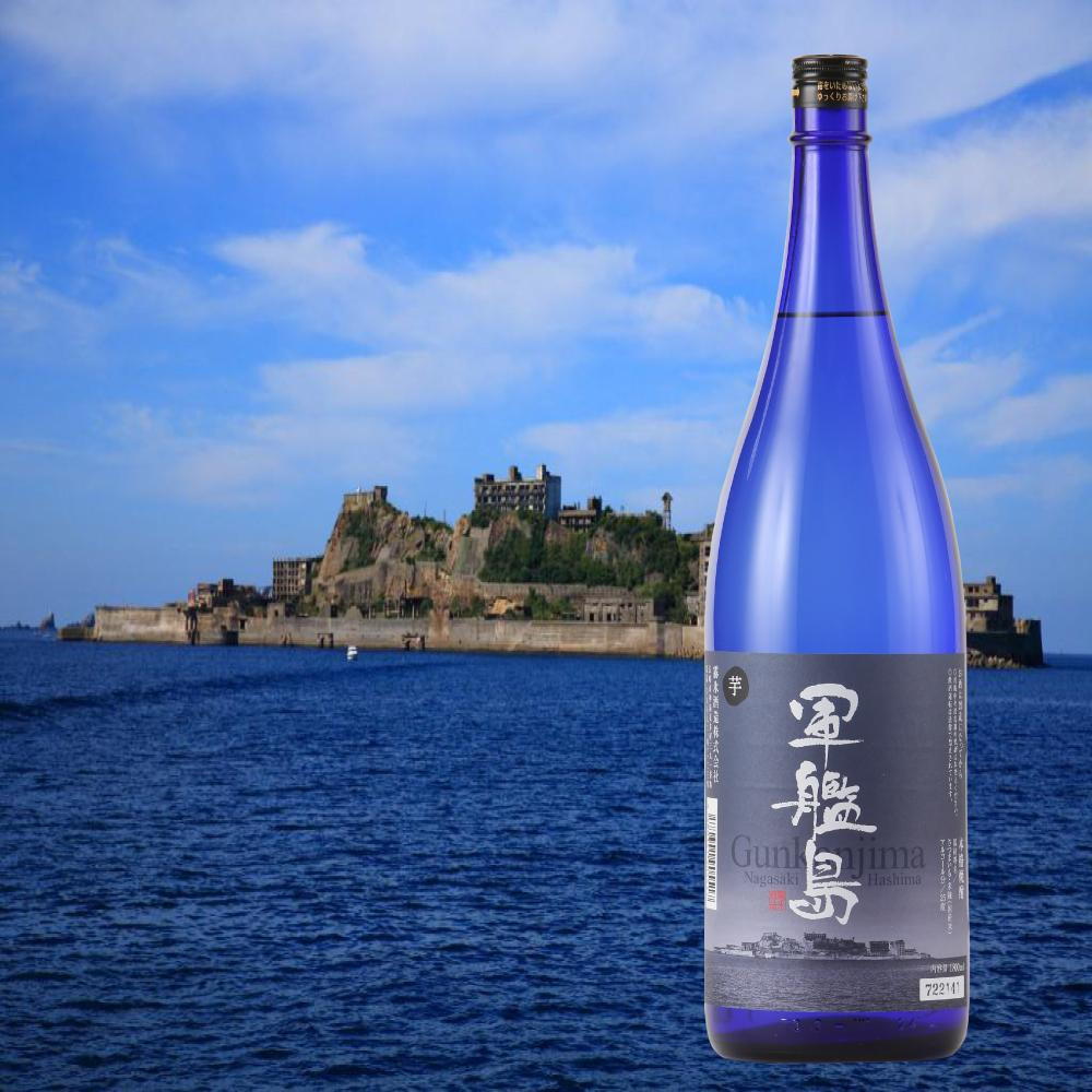 長崎軍艦島芋焼酎 1800ml×6本セット ／ 酒 お酒 アルコール 焼酎 芋 晩酌 お取り寄せ 霧氷酒造 長崎県 長崎市