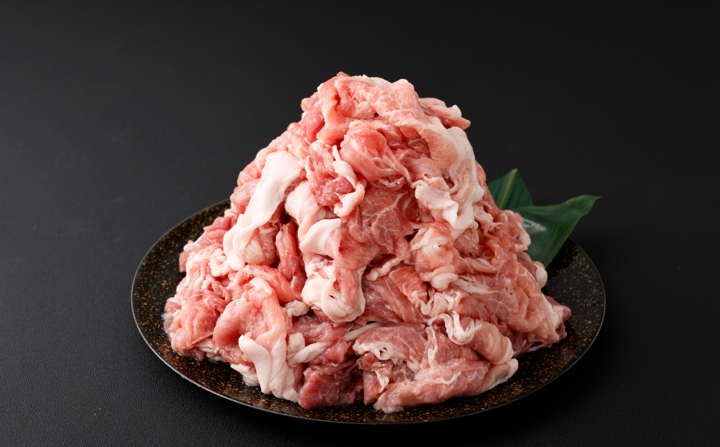 【全3回定期便】【訳あり】長崎県産「競り美豚」モモ 切り落とし 2.5kg（500g×5パック） 競美豚 競り美豚 豚肉 お肉 炒め物 鍋 国産 長崎