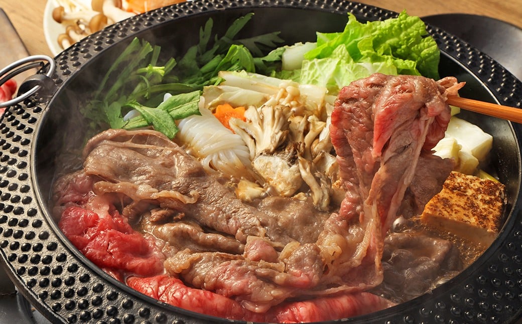 【全3回定期便】 長崎和牛 すき焼き用 肩ロース 約400g 計約1.2kg ／ 和牛 国産 長崎県産 お肉 肉 牛肉 霜降り すきやき 長崎県 長崎市 肉の牛長