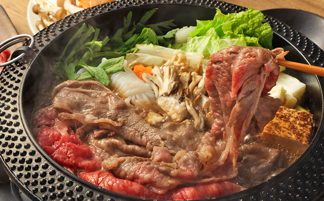 【全12回定期便】長崎和牛 すき焼き用 肩ロース 約400g ／ 和牛 国産 長崎県産 お肉 肉 牛肉 霜降り すきやき 長崎県 長崎市 肉の牛長