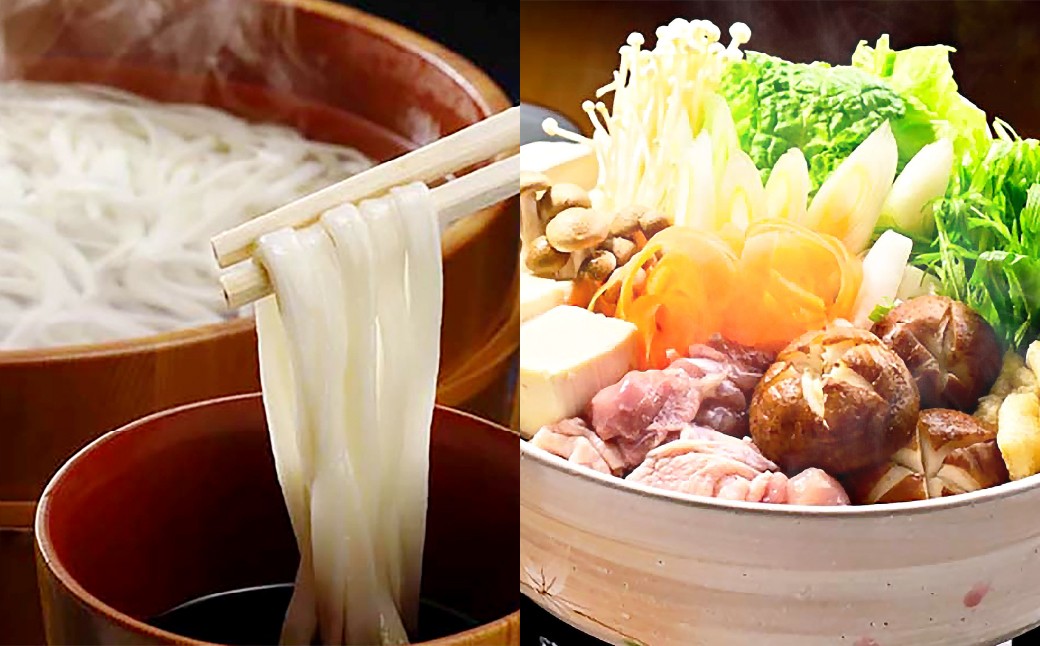 龍の泪×手延べ陣川 (iTQiコラボ) C ／ 麺 蕎麦 素麺 そうめん うどん かつお風味 麺つゆ セット 長崎県 長崎市