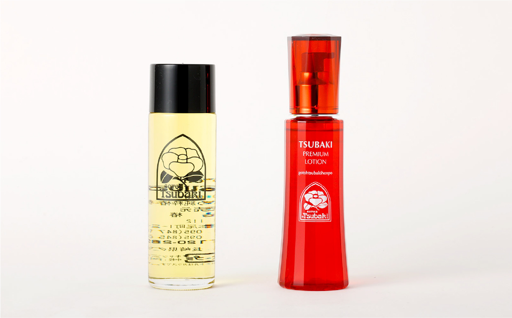 【10営業日以内発送】純粋椿油 120ml+二層式化粧水(TSUBAKI PREMIUM LOTION) 120ml ツバキ油 つばき油 オイル コスメ