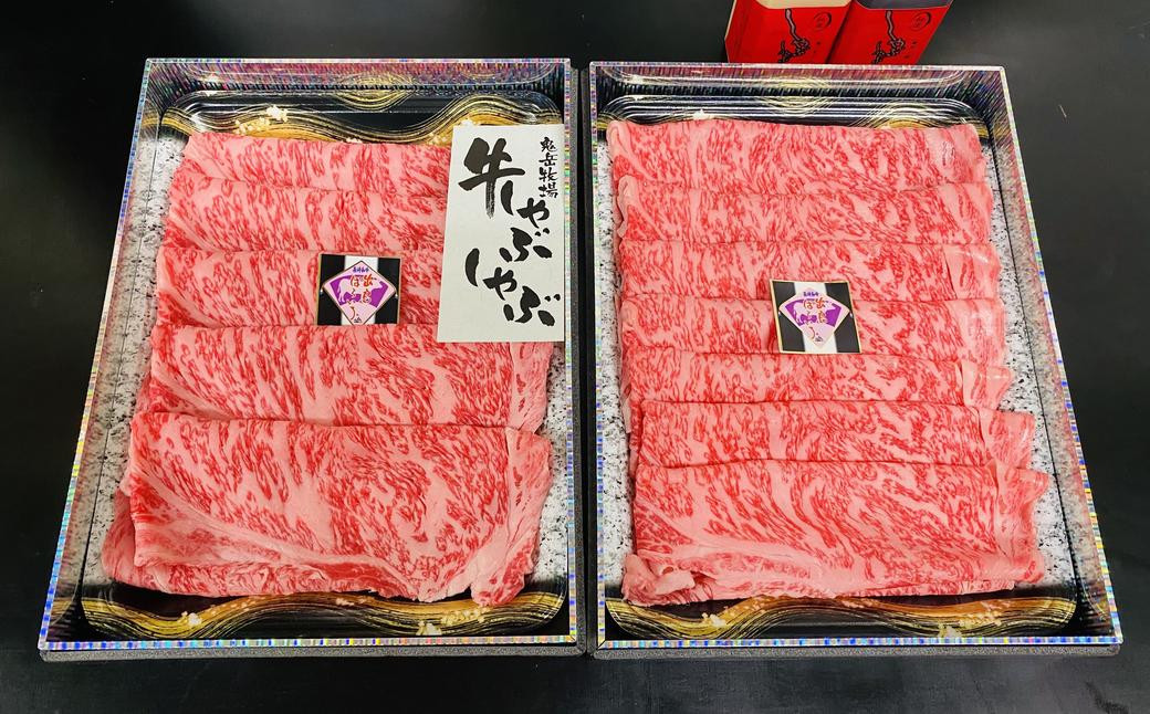 【全3回定期便】長崎和牛 出島ばらいろ レギュラータイプG ／ 和牛 国産 お肉 肉 牛肉 サーロイン ウデまたはモモ すき焼き しゃぶしゃぶ 長崎県 長崎市