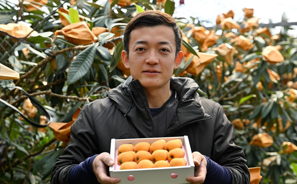 長崎市産びわ 1kg 24個入 【2026年4月下旬～5月下旬発送予定】 びわ ビワ 果物 くだもの フルーツ 国産 国産フルーツ 常温 長崎県 長崎市