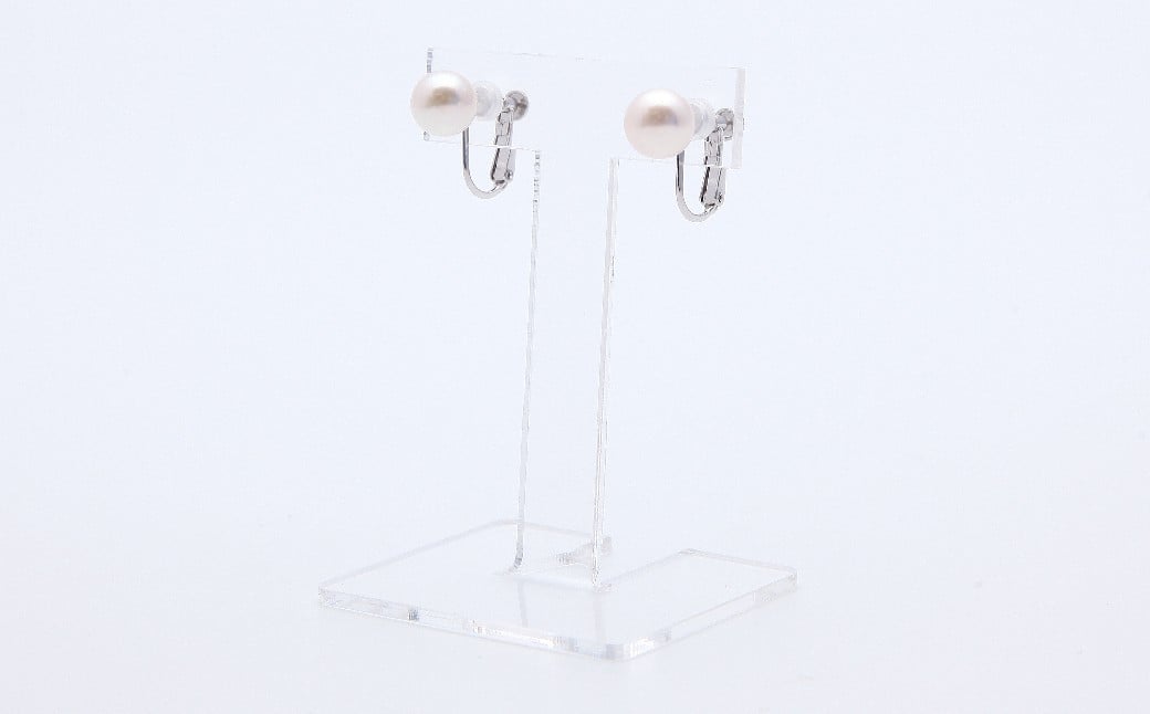 あこや真珠 (約8mm珠) イヤリング／シルバー アコヤ あこや アコヤ真珠 イヤリング アクセサリー