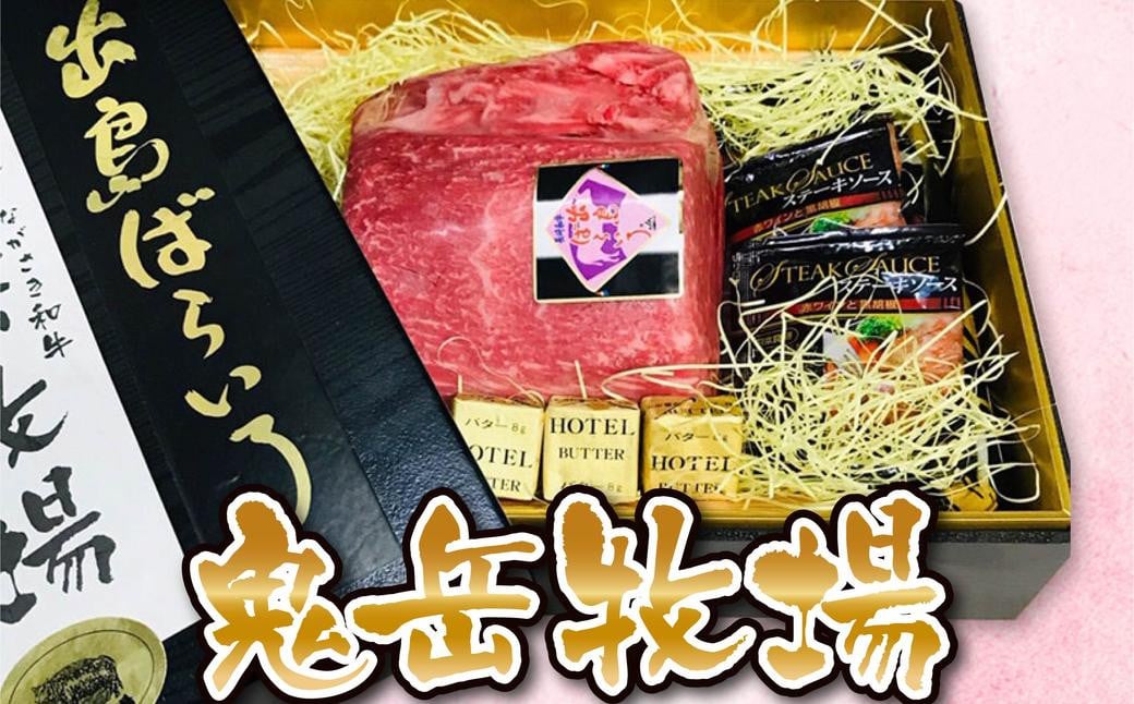 【全2回定期便】長崎和牛 出島ばらいろ レギュラータイプ I ／ 和牛 お肉 肉 牛肉 国産 シャトーブリアン ブロック サーロイン ミガキ ステーキ 長崎県 長崎市