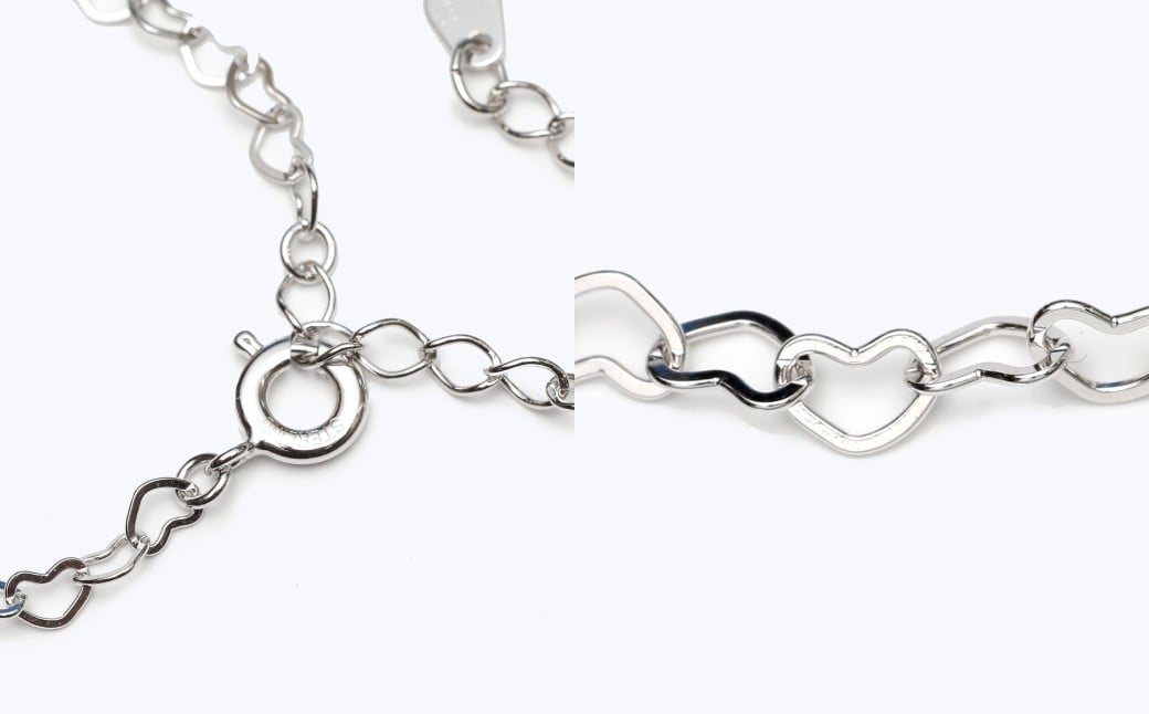 あこや真珠 (7-7.5mm) シルバー ブレスレット ハートチェーン ／ アクセサリー ジュエリー パール 長崎県 長崎市