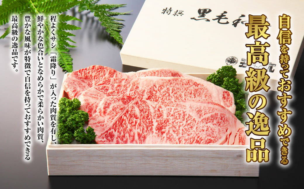 長崎和牛 ロースステーキ 540g (180g×3枚 ) 和牛 肉 国産 牛肉 ステーキ 霜降り ながさき牛