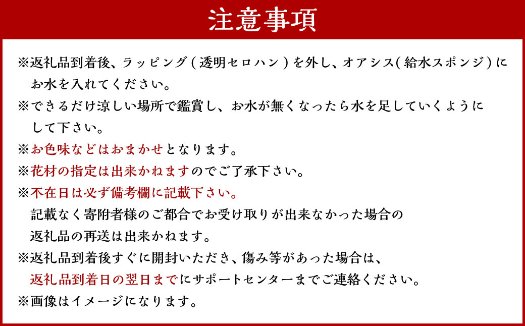 御供用 おまかせ フラワーアレンジメント ／ 大輪菊 小菊 各3本以上 白菊 キク 花 フラワー お供え 初盆 新盆 お彼岸 お悔やみ 法事 冷蔵 長崎県 長崎市