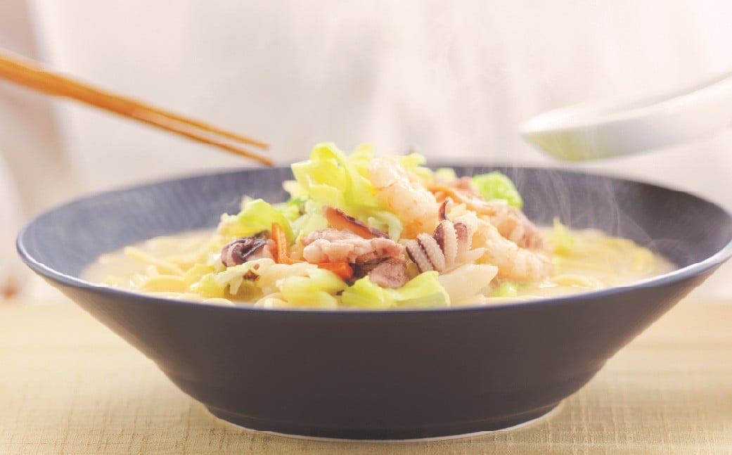 【7営業日以内発送】【贈答用】【具材付き】長崎ちゃんぽん・角煮まんじゅう 詰合せ 各3袋 ／ 計6袋 ちゃんぽん チャンポン 角煮まん 東坡煮 長崎ちゃんぽん