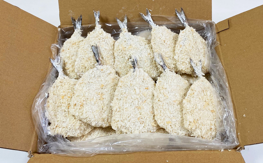 長崎県産 あじ開きフライ ｜ あじ アジ 鯵 フライ アジフライ 揚げ物 魚フライ おかず 惣菜 冷凍