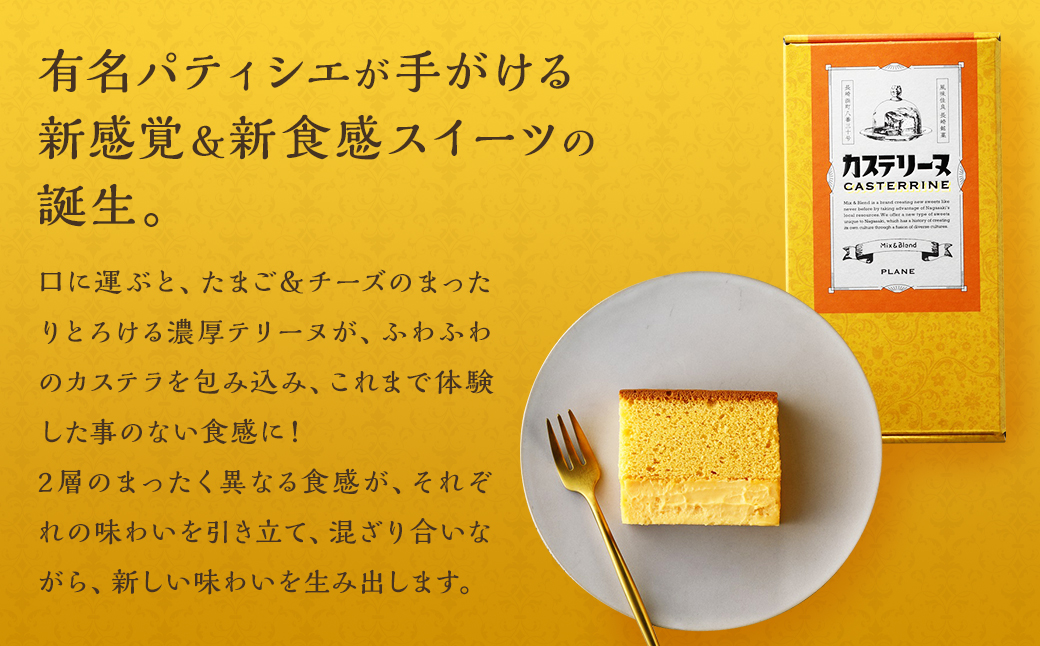 【14営業日以内発送】長崎カステリーヌ 2個セット 計600g (約300g×2)  ／ タカナヤ カステラ かすてら スイーツ デザート お菓子 菓子 長崎県 長崎市