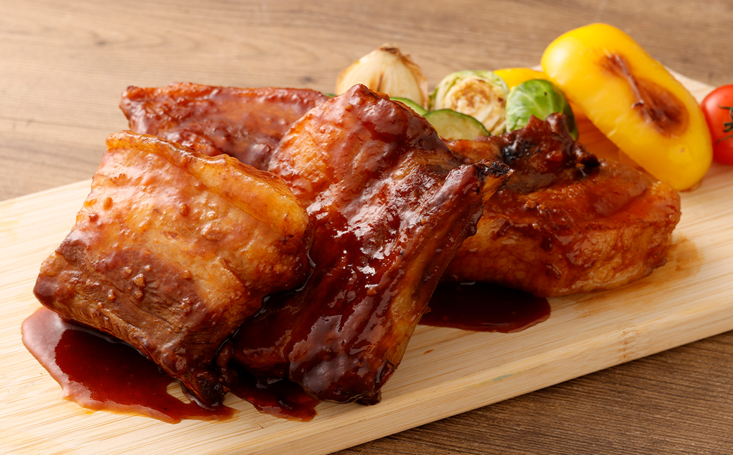 競り美豚 スペアリブ 計約2kg（約500g×4パック） ／ 競美豚 美豚 豚肉 豚 お肉 肉 肉のマルシン