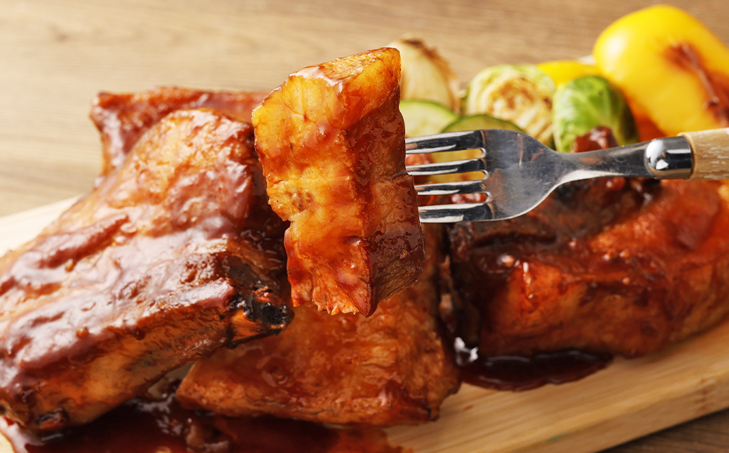 競り美豚 スペアリブ 計約2kg（約500g×4パック） ／ 競美豚 美豚 豚肉 豚 お肉 肉 肉のマルシン