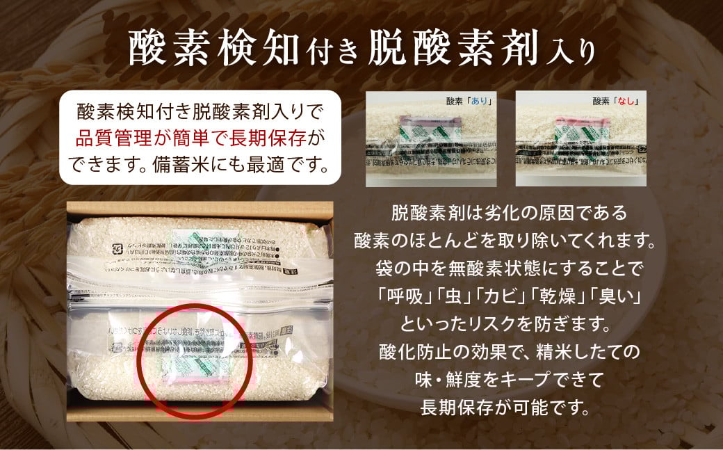 【令和6年産】 無洗米 長崎 ひのひかり 計5kg （2.5kg×2袋） 米 こめ お米 小分け 常備食 備蓄 長期保存 長崎県産米 長崎県産 国産 長崎県 長崎市