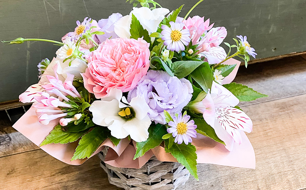 おまかせフラワーアレンジメント 【S】 ／ 花 お花 ギフト フラワー 記念 お祝い