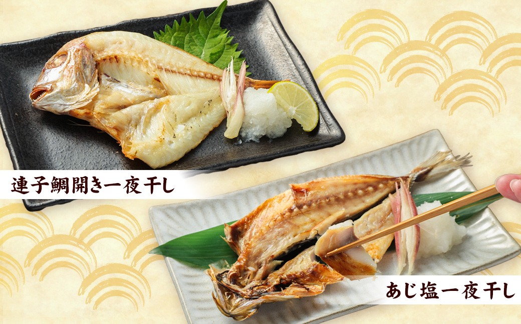 一夜干しざんまいセット ／ 干物 ひもの 魚介 海鮮 海産物 真空パック おかず おつまみ 長崎県 長崎市