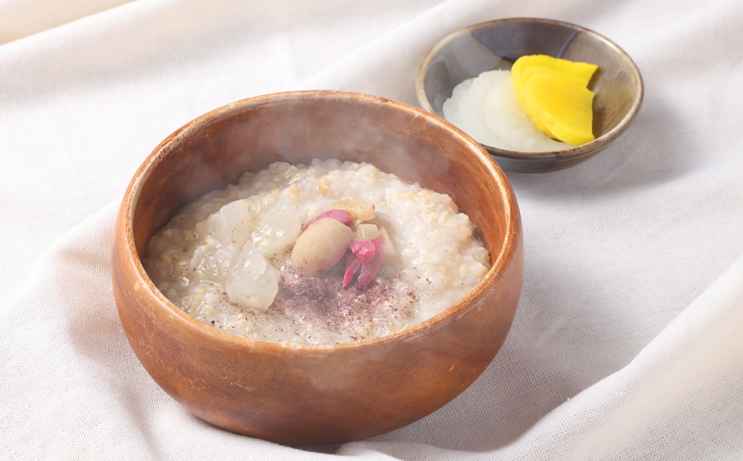 【全3回定期便】レトルト 梅と冬瓜のお粥セット 230g×5個 ／ 粥 レトルト粥 非常食 保存食 野菜 トウガン 梅 梅味