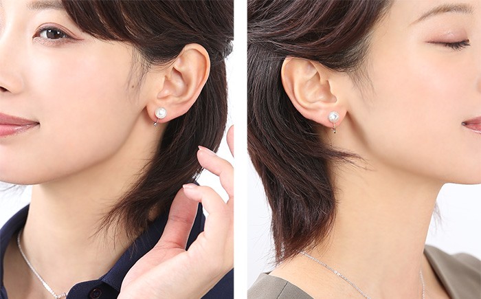 あこや真珠 イヤリング 8.0-8.5mm K18 18金 イエローゴールド パール 真珠 あこや レディース アクセサリー ジュエリー オシャレ 装飾 装飾品 カジュアル シンプル 宝石保証書 ギフト ケース付き