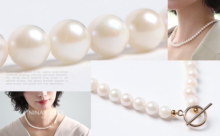 【7営業日以内発送】あこや真珠 ネックレス 6.0-6.5mm 14KGF K14 マンテル パール レディース アクセサリー ゴールド