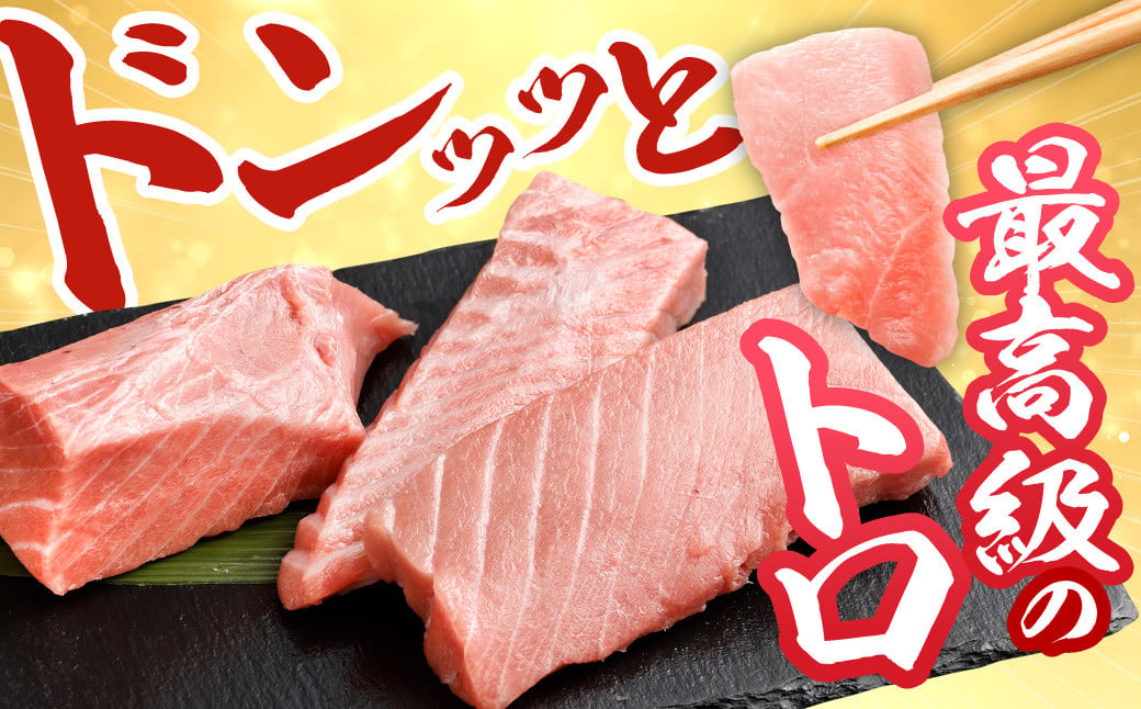 本マグロ 大賞受賞 みやび鮪 大トロ 計約600g ／ 鮪 まぐろ マグロ 刺し身 刺身 本まぐろ 本鮪 大とろ とろ 冷凍 魚 魚介まぐろ丼 まぐろ漬け丼 海鮮丼 おすすめ 長崎市