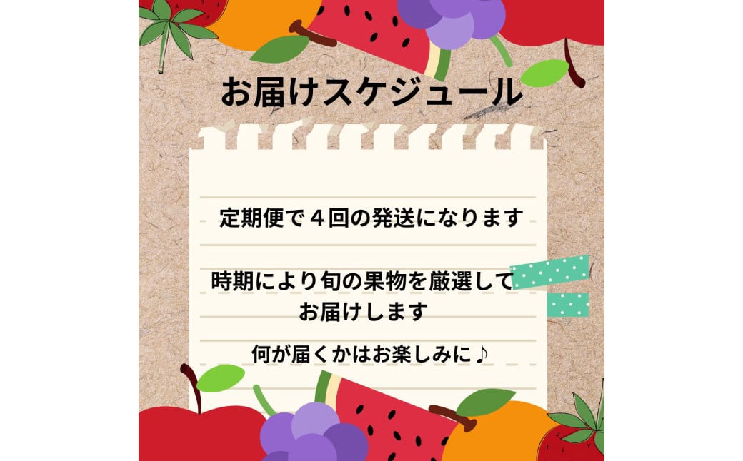 【年4回定期便(3月・6月・9月・12月配送)】お任せフルーツ！L(春) ／  フルーツ 果物 くだもの 旬 おまかせ お任せ お楽しみ 長崎県 長崎市